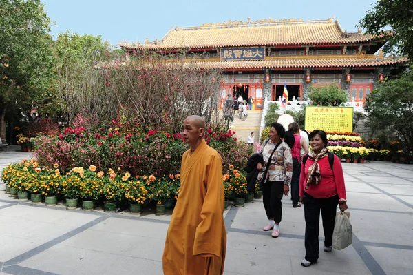 Mosteiro de Po Lin em Hong Kong, China — Fotografia de Stock