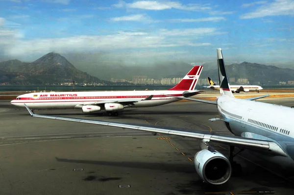 Aeroporto Internacional de Hong Kong — Fotografia de Stock