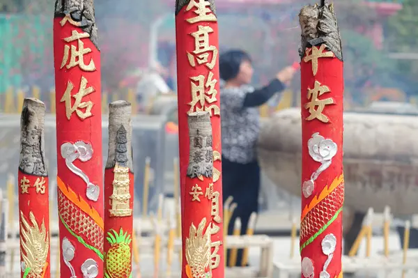 宝林寺在香港，中国 — 图库照片