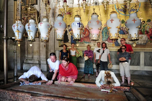 Kyrkan Heliga gravens i jerusalem israel — Stockfoto