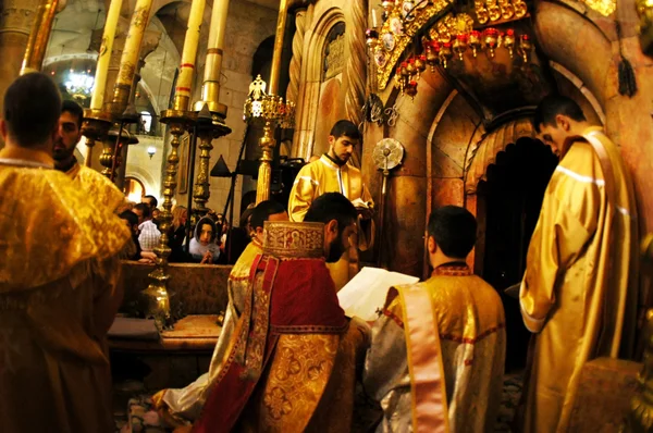 Kyrkan Heliga gravens i jerusalem israel — Stockfoto