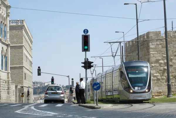 Jerusalem Light Rail — Stock Photo, Image