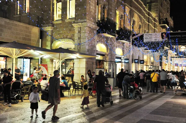 Centro comercial Mamilla en Jerusalén israel — Stok fotoğraf