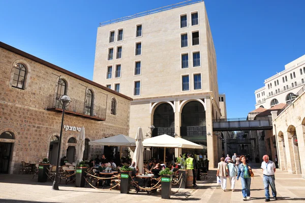 Centro comercial Mamilla en Jerusalén israel — Stok fotoğraf