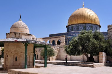Kudüs İsrail tapınak Dağı ve El Aksa Camii