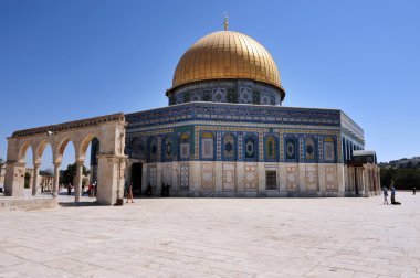 Temple mount ve Kudüs İsrail kaya kubbe