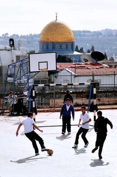 Tempelberg und al-aqsa Moschee in jerusalem israel — Stockfoto