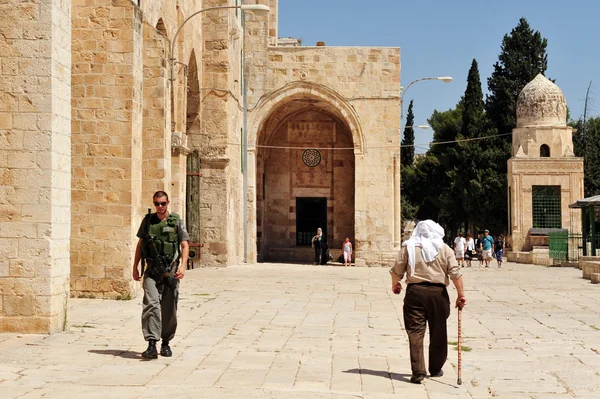 Temple Mont et mosquée Al-Aqsa à Jérusalem Israël — Photo