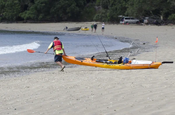 Sea kayaking in New Zealand — Stock Photo, Image