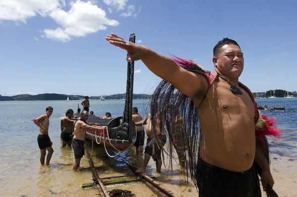 Dia e Festival de Waitangi - Feriado Público da Nova Zelândia 2013 — Fotografia de Stock