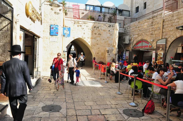 De judiska kvarteren i jerusalem israel — Stockfoto