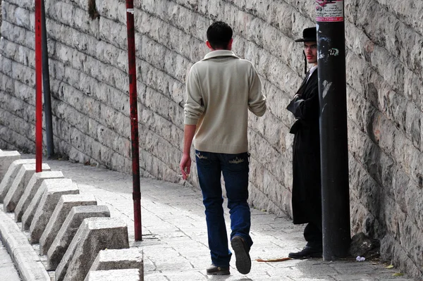O Bairro Judeu em Jerusalém Israel — Fotografia de Stock