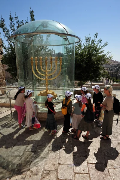 O Bairro Judeu em Jerusalém Israel — Fotografia de Stock