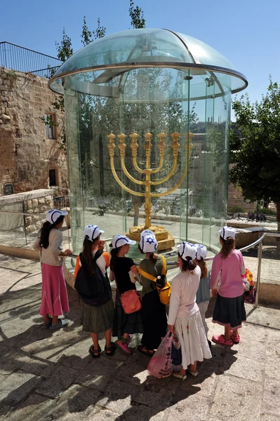 O Bairro Judeu em Jerusalém Israel — Fotografia de Stock