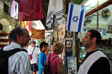 Jerusalem Old City Market clipart