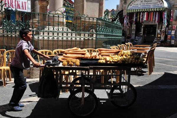 Mercado de Jerusalén Ciudad Vieja — Foto de Stock