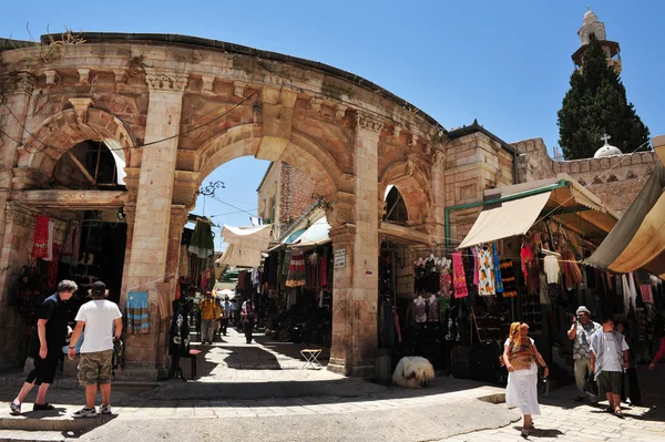 Kudüs eski şehir Pazar — Stok fotoğraf
