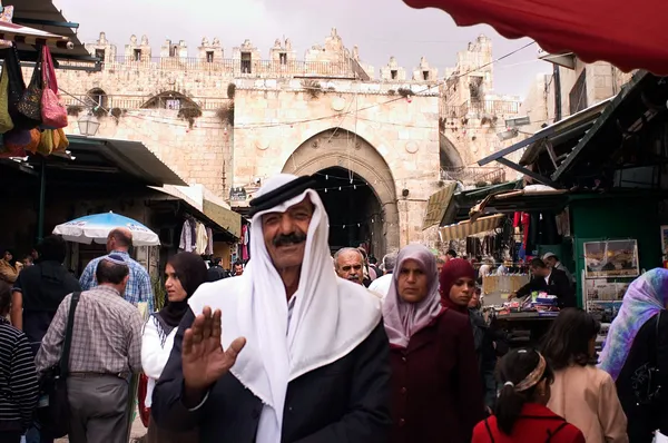 Старе місто Єрусалима ринку — стокове фото