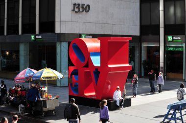 new York'ta sevgi heykeli