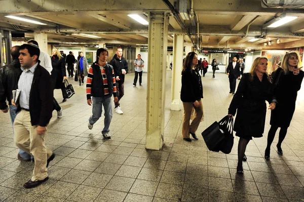 New york város metró — Stock Fotó