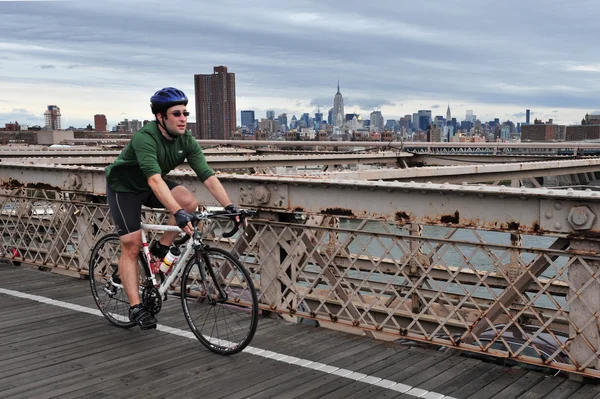 Brooklyn Bridge en Manhattan Nueva York — Foto de Stock