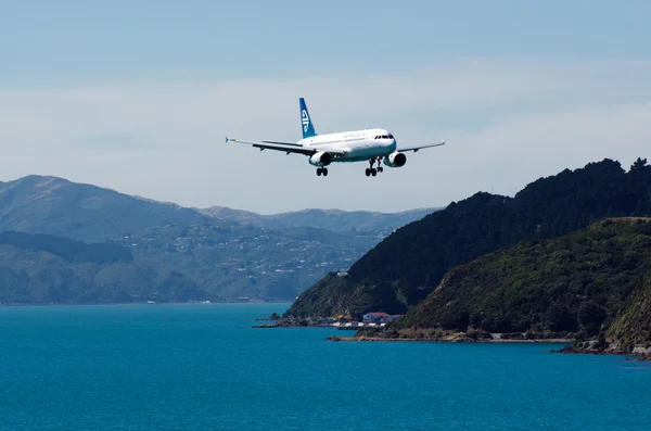 Avionul Air Noua Zeelandă — Fotografie, imagine de stoc