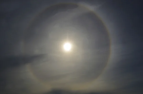 Güneş halo — Stok fotoğraf