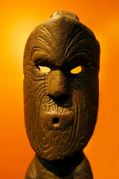 Maori skulptur — Stockfoto