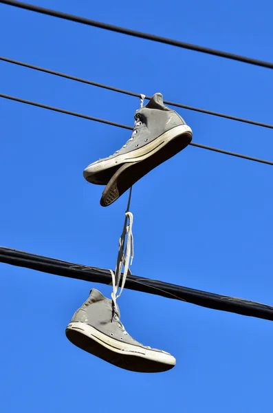 Oude schoenen — Stockfoto