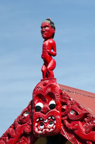 Maori marae - House toplantısı — Stok fotoğraf