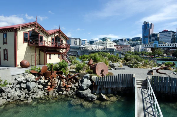 Laguna frente al mar Wellington — Foto de Stock