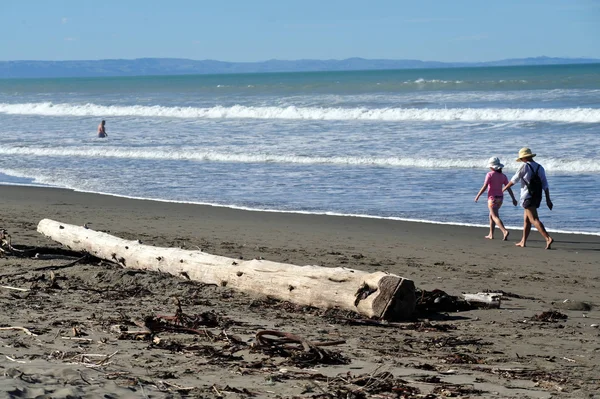 Sumner pláž v christchurch, Nový Zéland — Stock fotografie