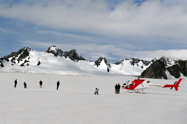 Fox glacier - Nieuw-Zeeland — Stockfoto