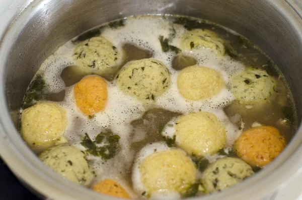 Matzah topları - Pesah gıda — Stok fotoğraf