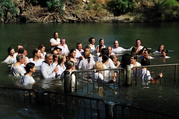 Křtem v Jordánu — Stock fotografie