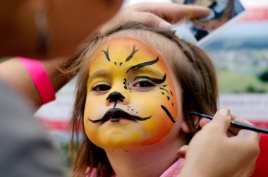 Face painting clipart