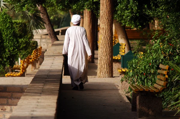 Egyptische man op Elefantine eiland — Stockfoto