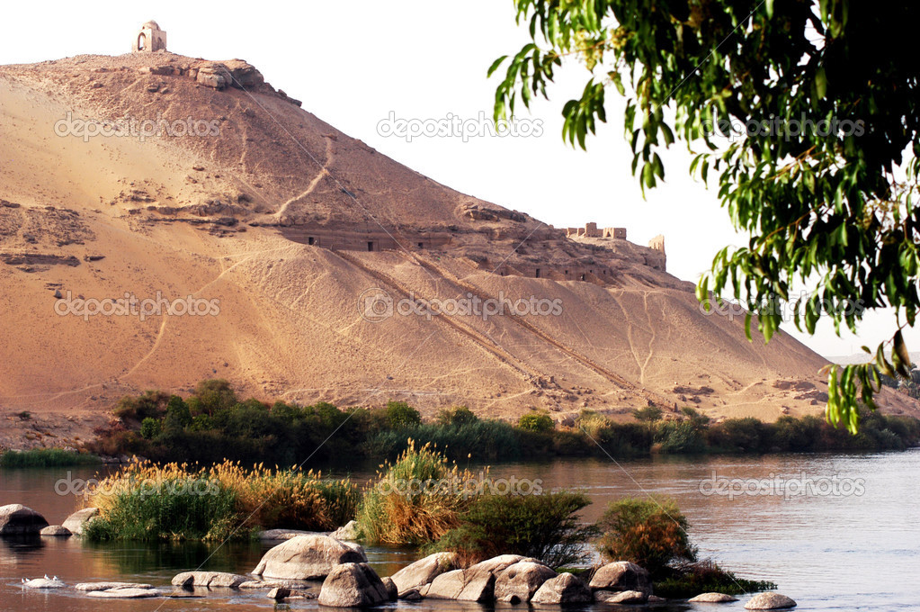 Mausoleum of the Aga Khan and the Nile