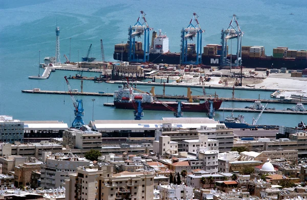 Port of Haifa - Israel — Stock Photo, Image