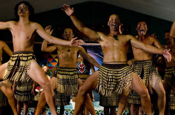 Spettacolo culturale Maori — Foto Stock