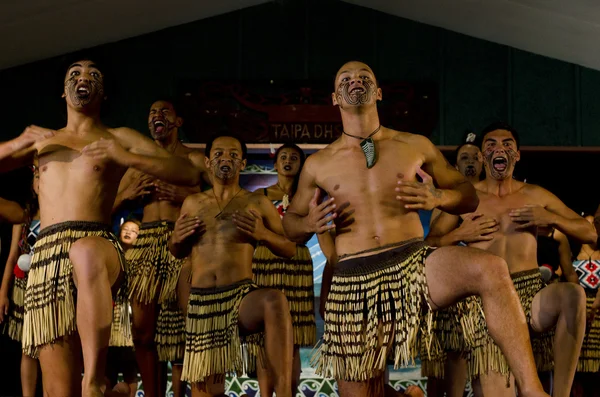 Spettacolo culturale Maori — Foto Stock