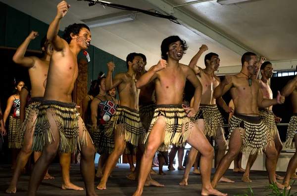 Spettacolo culturale Maori — Foto Stock