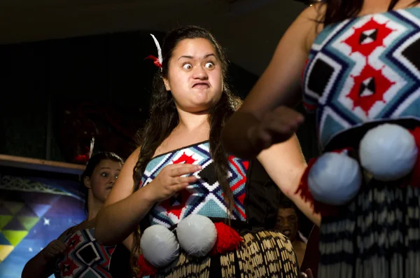 Muestra cultural maorí — Foto de Stock