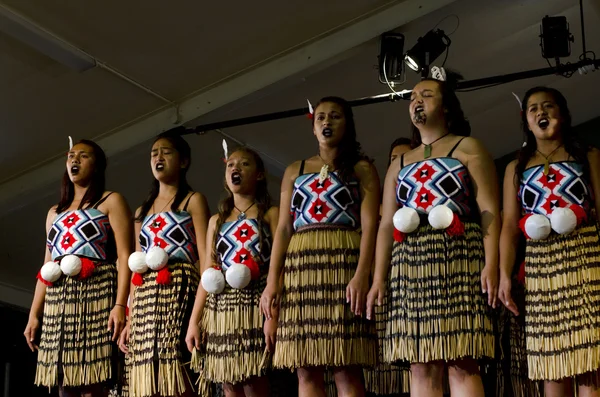 Pokaż kultury Maorysów — Zdjęcie stockowe
