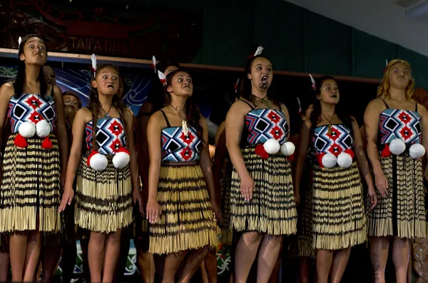 Spectacle culturel maori — Photo