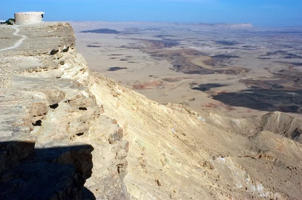 Ramon krateru makhtesh ramon - Izrael — Zdjęcie stockowe