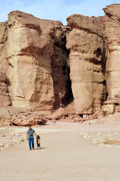 Timna Park i King Solomon's Mines - Izrael — Zdjęcie stockowe