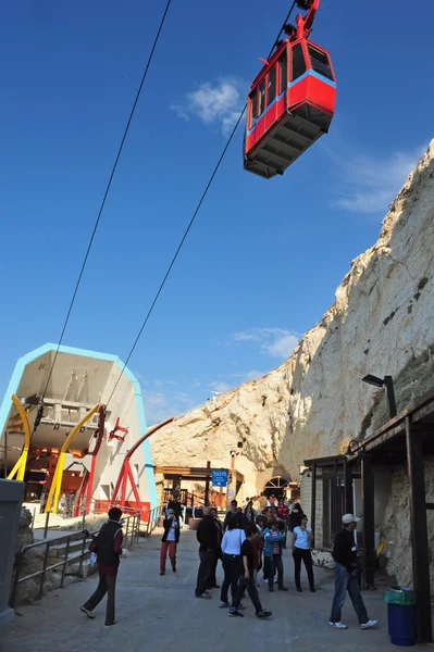 Rosh hanikra grottor - israel — Stock fotografie
