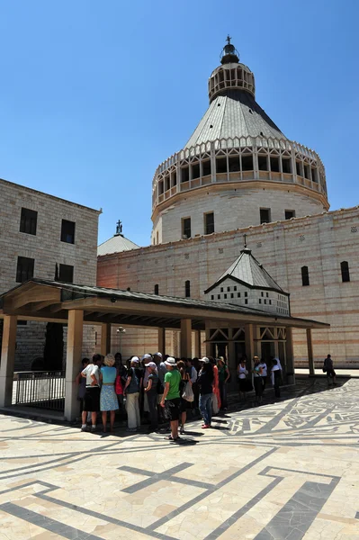 A Basílica da Anunciação em Nazaré Israel — Fotografia de Stock