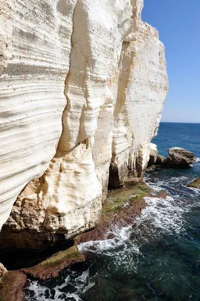 Rosh hanikra grottor - israel — Stock fotografie